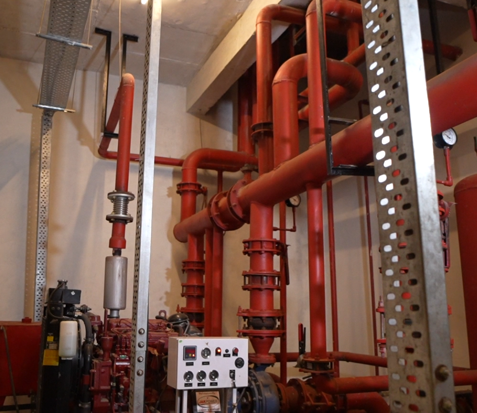 Fire fighting pump room Rubber Expansion joint+Metallic Expansion joint